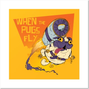 When The Pugs Fly Posters and Art